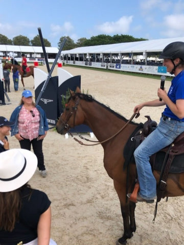 At the Hampton Classic Horse Show